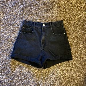 Zara high waisted jean shorts, sz 6 NWOT